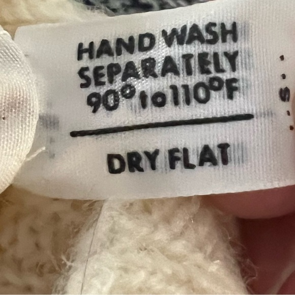 Vintage Play Fair 100% Shetland Wool Turtleneck Made in Britain Cream Size M - Picture 5 of 8